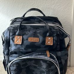 ISMGN Diaper Backpack Camo