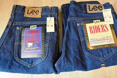Vintage, brand new with tags (NWT / deadstock) Lee Riders Regular Fit Straight Leg jeans