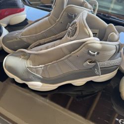 Gray men’s size 12 air Jordans