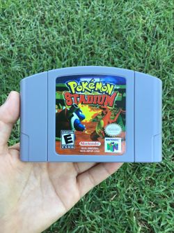 Pokemon Stadium N64 Console Pocket Monsters Battle Video Game USA Version Cartridge Only
