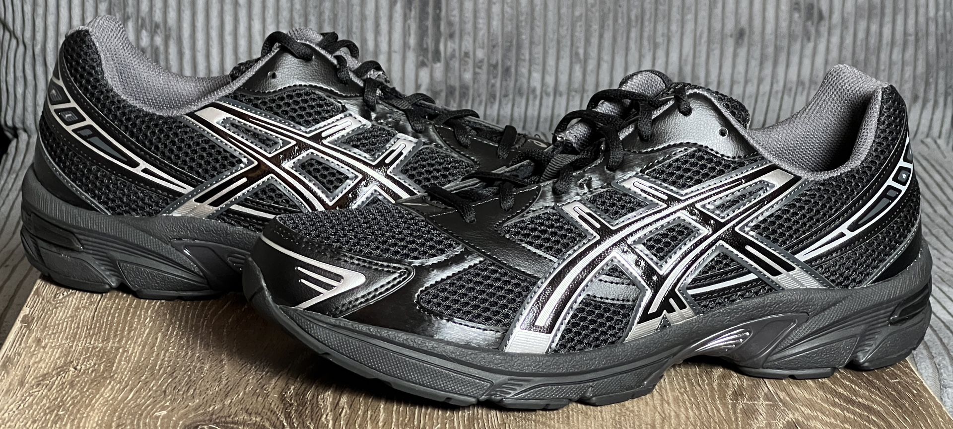 ASICS GEL-1130 Black Pure Silver | Men’s Size 12 | 1201A906-001 (2023) NEW