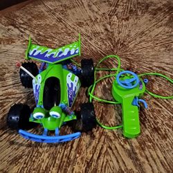 Disney Toy Story RC Remote Control Car Wired Toy Island Tested Works