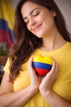 Hermosos sombreros tricolor gratis corazón antiestrés