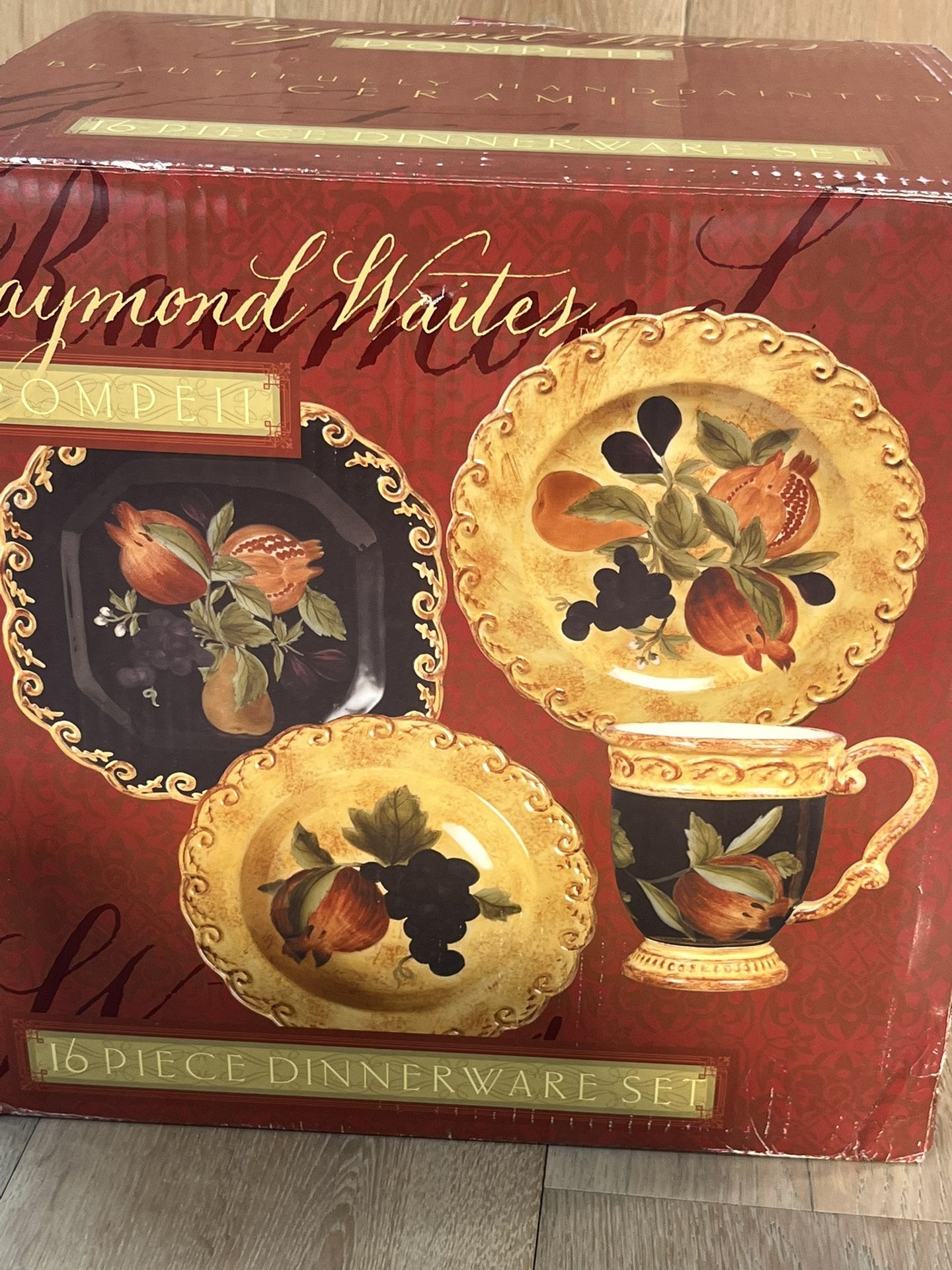 20 Piece Dinnerware Set, Raymond Waites, Pompeii