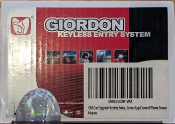 Keyless Entry System With Bluetooth (Android/Apple)