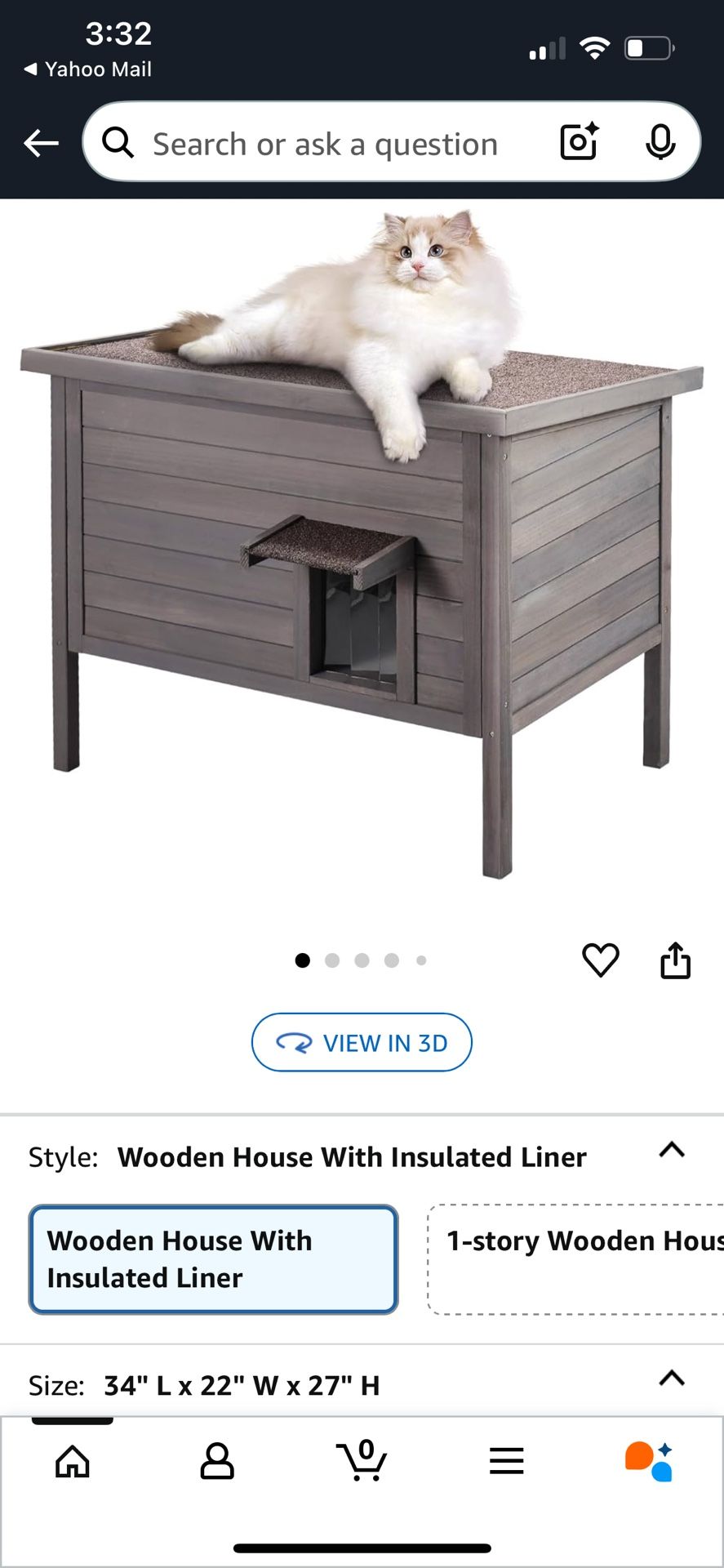 Cat House Never Used 