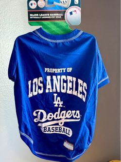MLB National League West T-Shirt for Dogs, Large, Los Angeles Dodgers