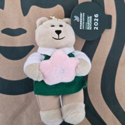 For Sale: 
Starbucks Limited Edition Cherry Blossom  Bearista Keychain 2026