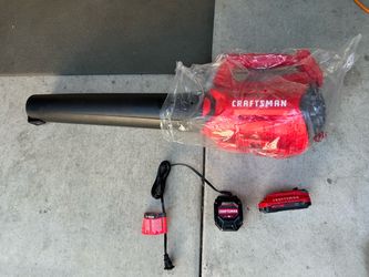 New craftman 20v blower comes with battery and charger asking $125 thanks