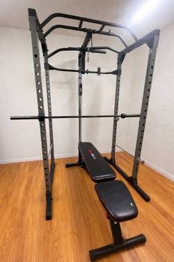 Power Cage Barbell Bench