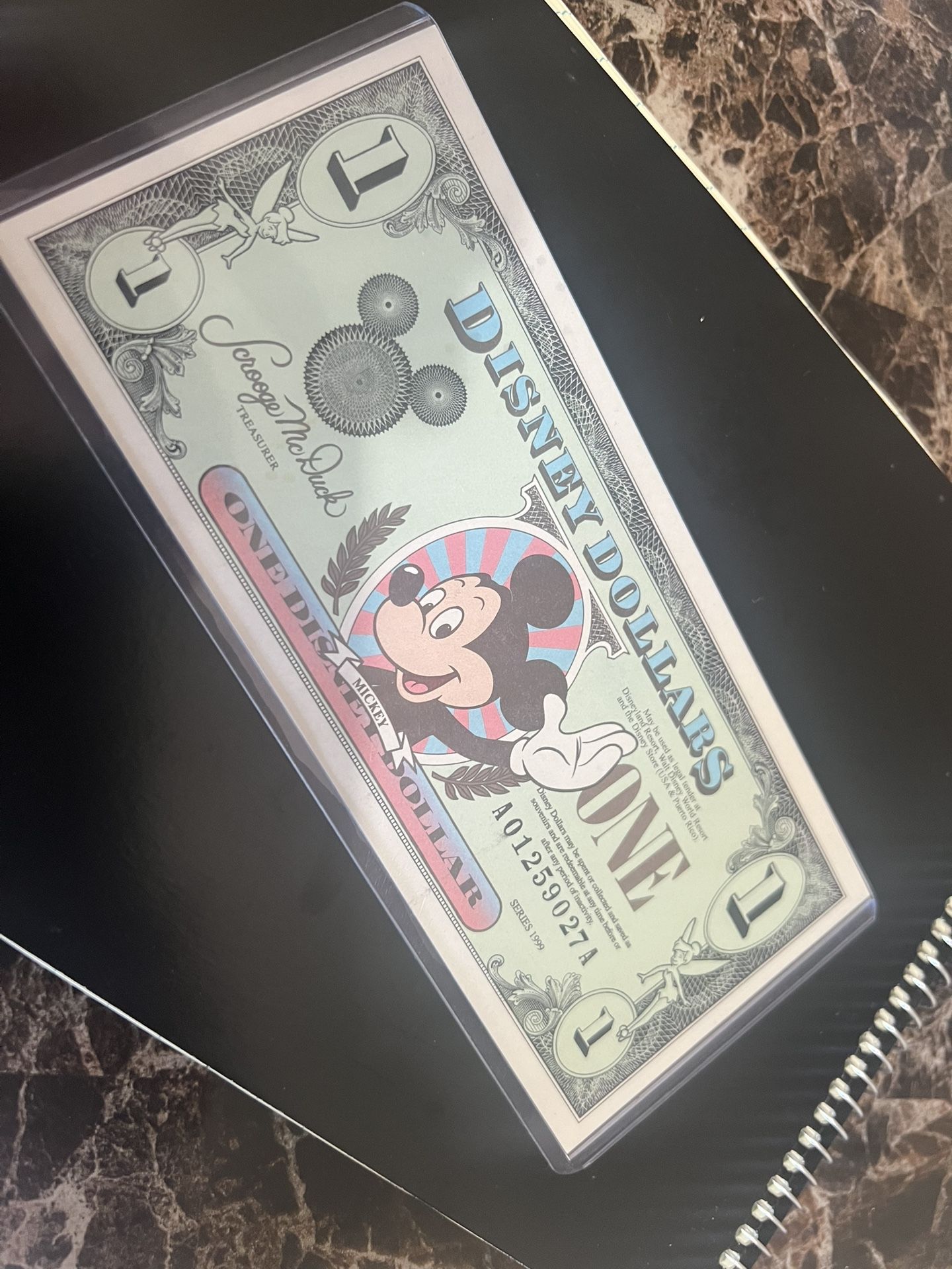 Disney dollar serie 1999