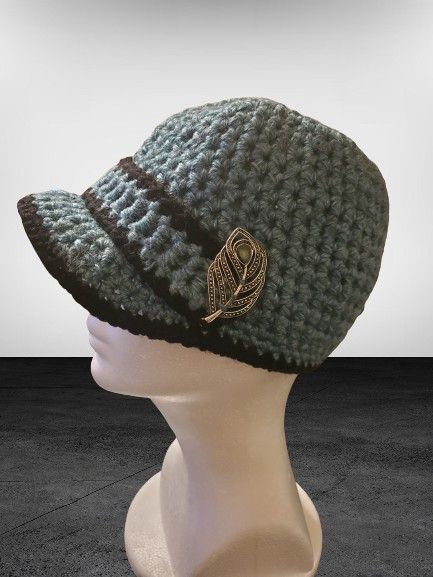 Newsboy Hat - Crochet Hand Made