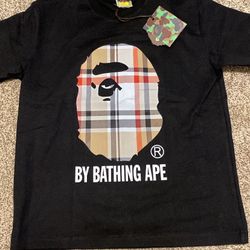 Black Burberry Bape Tee 