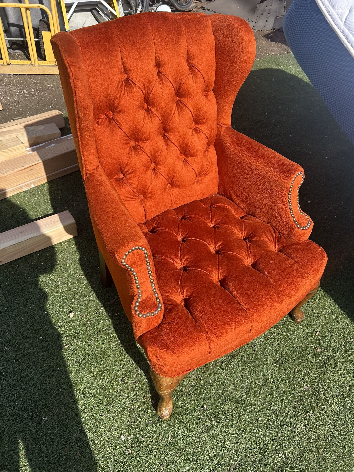 Orange Single Sofa