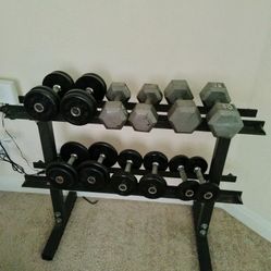 Barbells & Rack 100obo