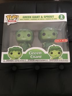 Funko pop ad icons exclusive 2 pack metallic green giant and sprout