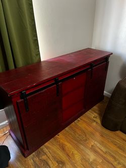 Red Barnyard cabinet