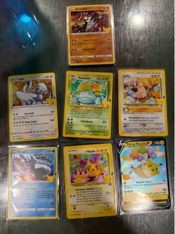 Pokémon cards 25th anniversary