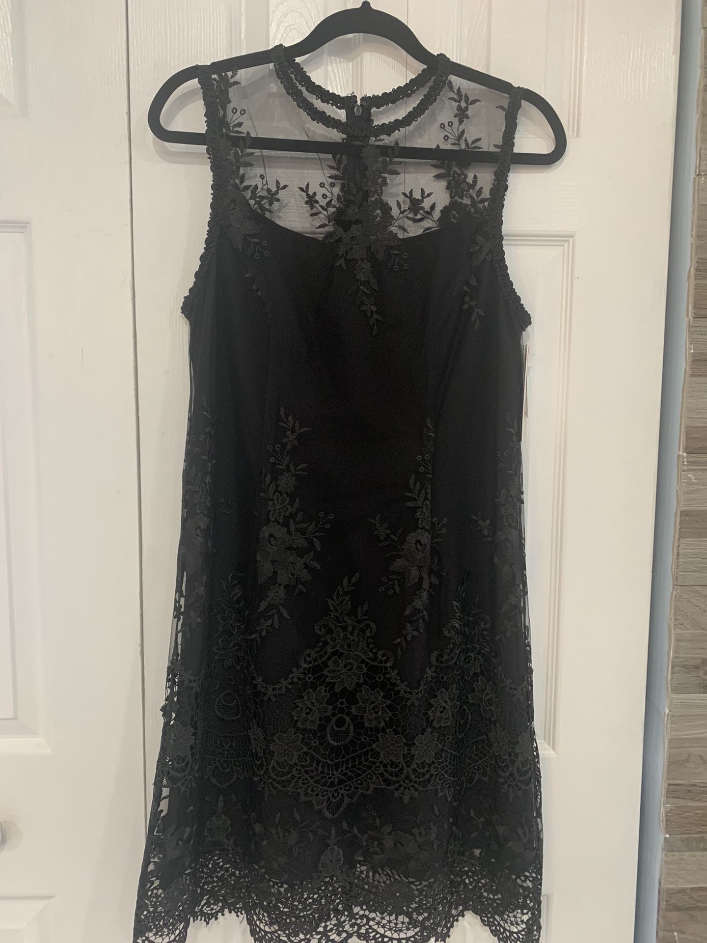 LBD Little Black Dress w/lace Overlay 