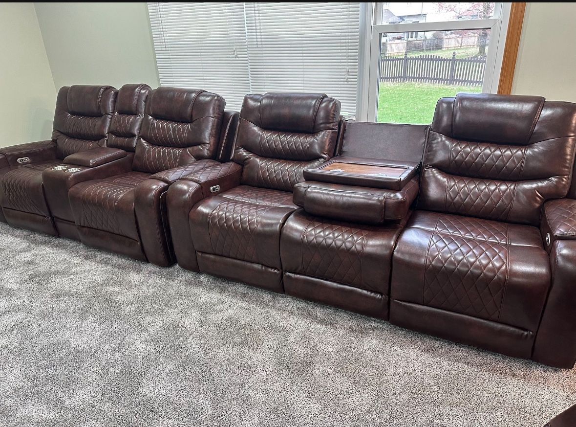 Brand New Power Reclining Couch Set