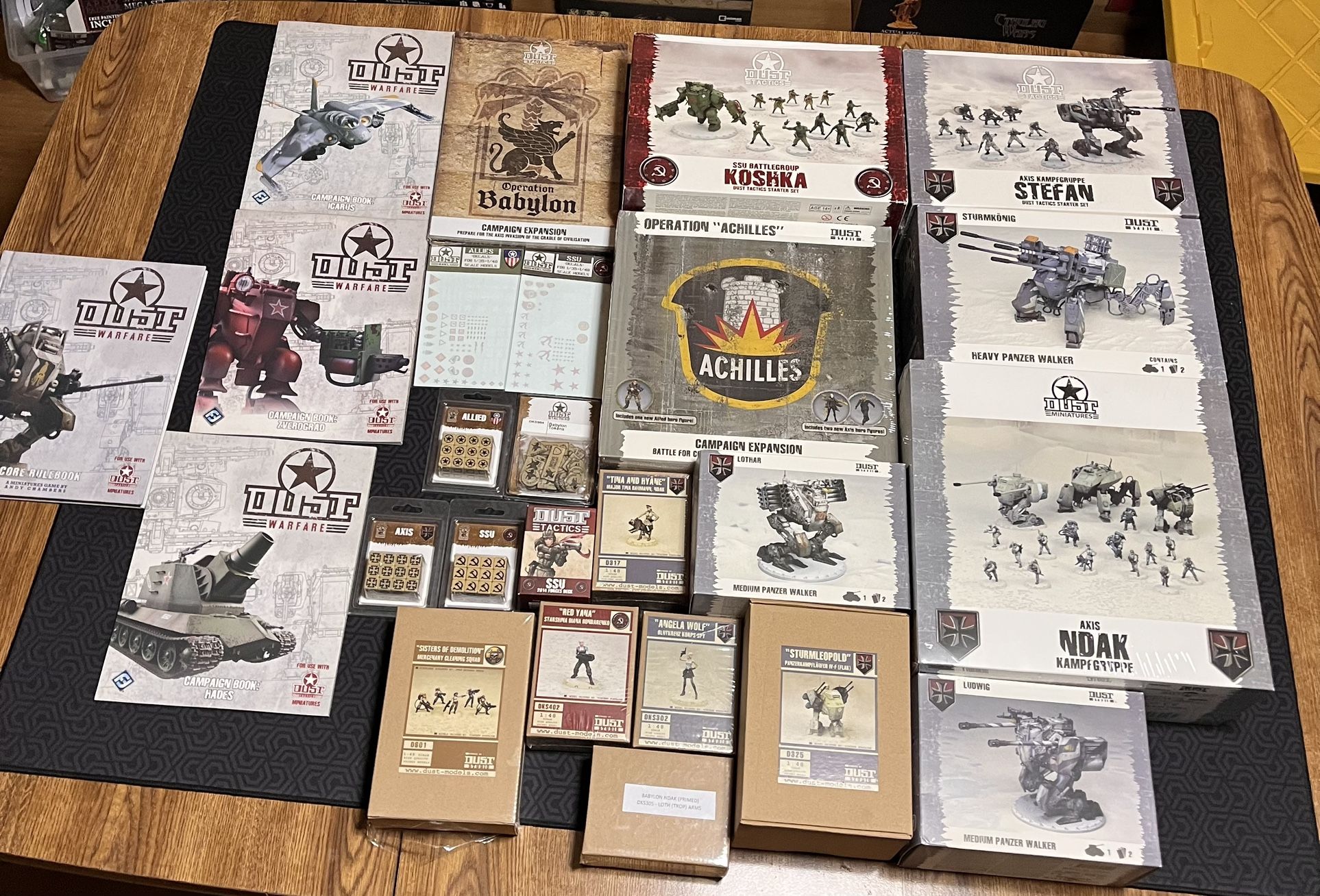 Dust Tactics Lot Collection Fantasy Flight Games FFG Miniature Board Game