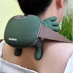 2026 Siaasoo Neck Massager with Hands-3-Level Adjustable Intensity, (Genuine OEM- Patent Pending)-Shiatsu Neck and Back Massager, Electric Deep Tissue