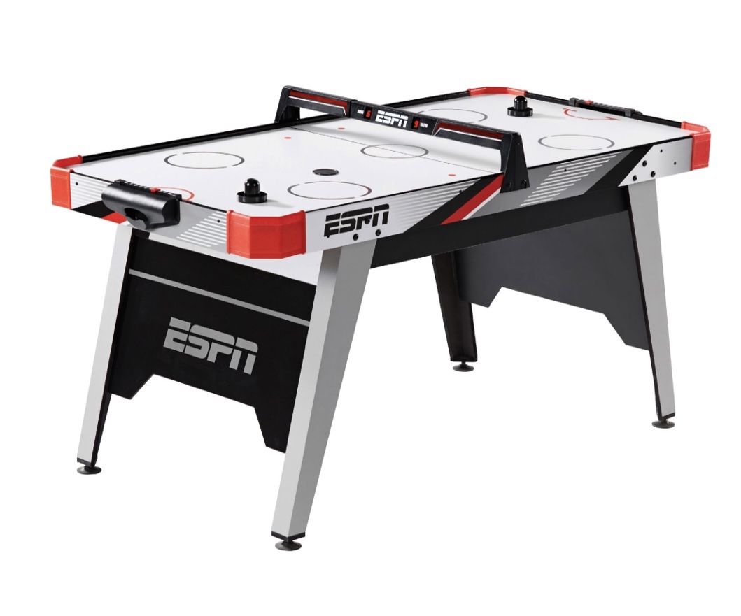 ESPN 60” Air Powered Hockey Table With Overhead