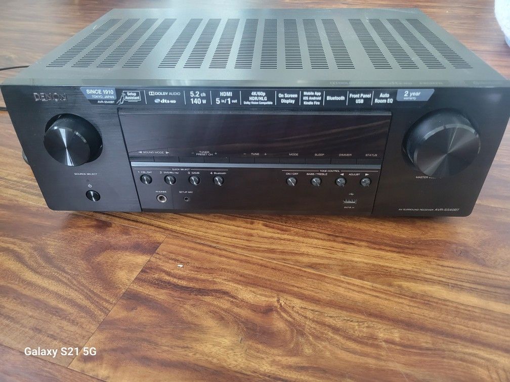 Denon AVR-S5780BT 5.2 Channel Receiver
