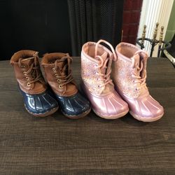 Toddler Girls Duck Boots