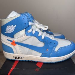 Size 10 - Jordan 1 Retro OG x Off-White High UNC VNDS