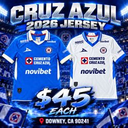 Cruz Azul 2026 Soccer Jersey