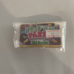 End Of Year Party Girl Scout Patches