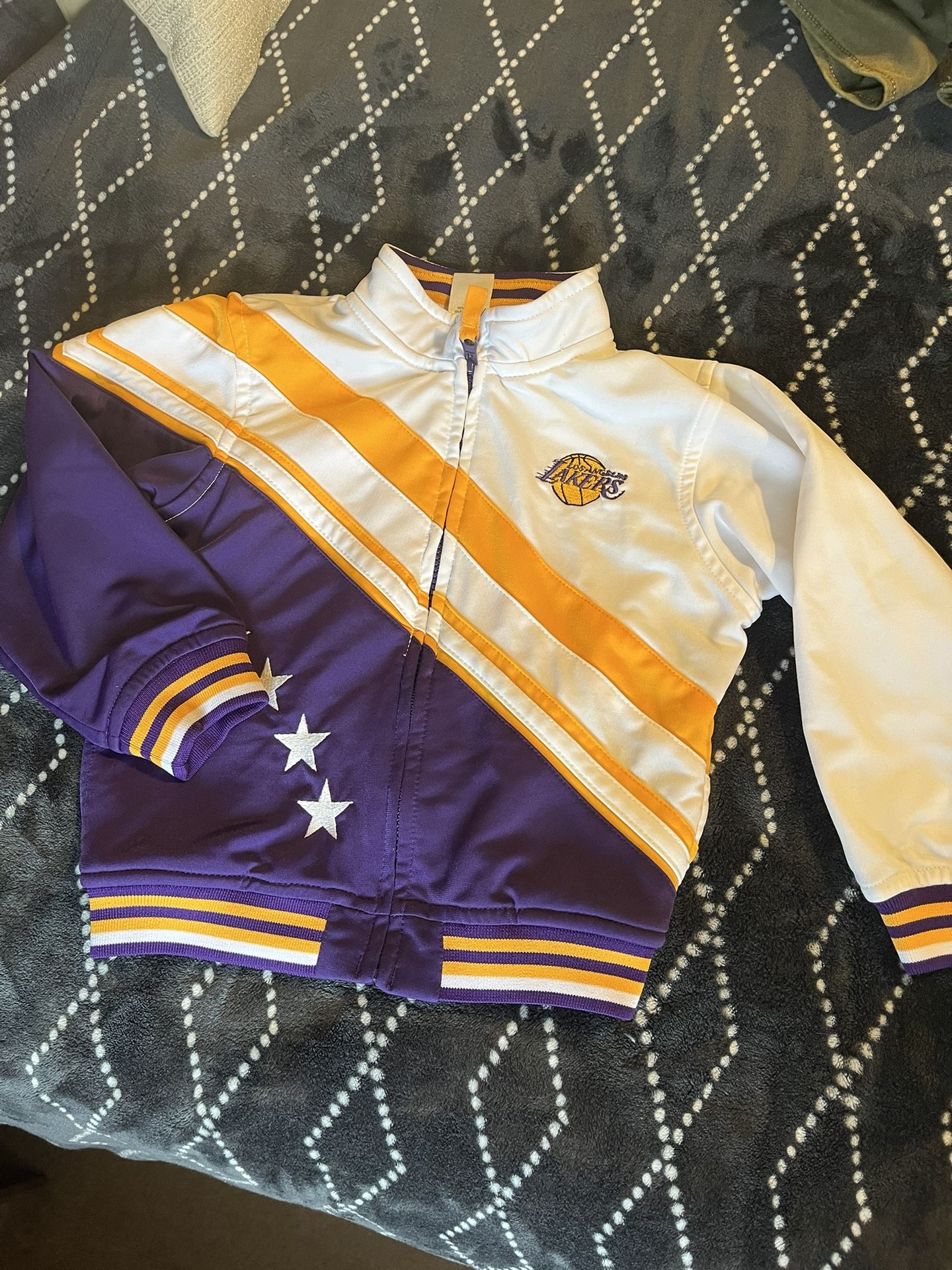 NBA Los Angeles Lakers Girls track jacket (size 4T)