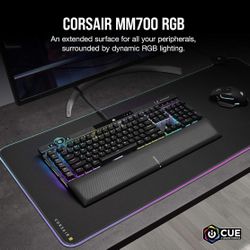 CORSAIR MM700 RGB Extended Cloth Gaming Mouse Pad