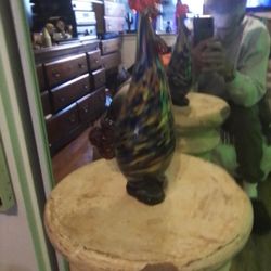 Colored Glass Rooster