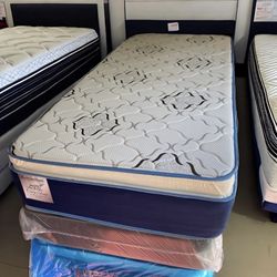 Twin Size Mattress 14” Inches Pillow Top Of High Quality Also Available in Full-Queen-King and Cali-King Same Day Delivery