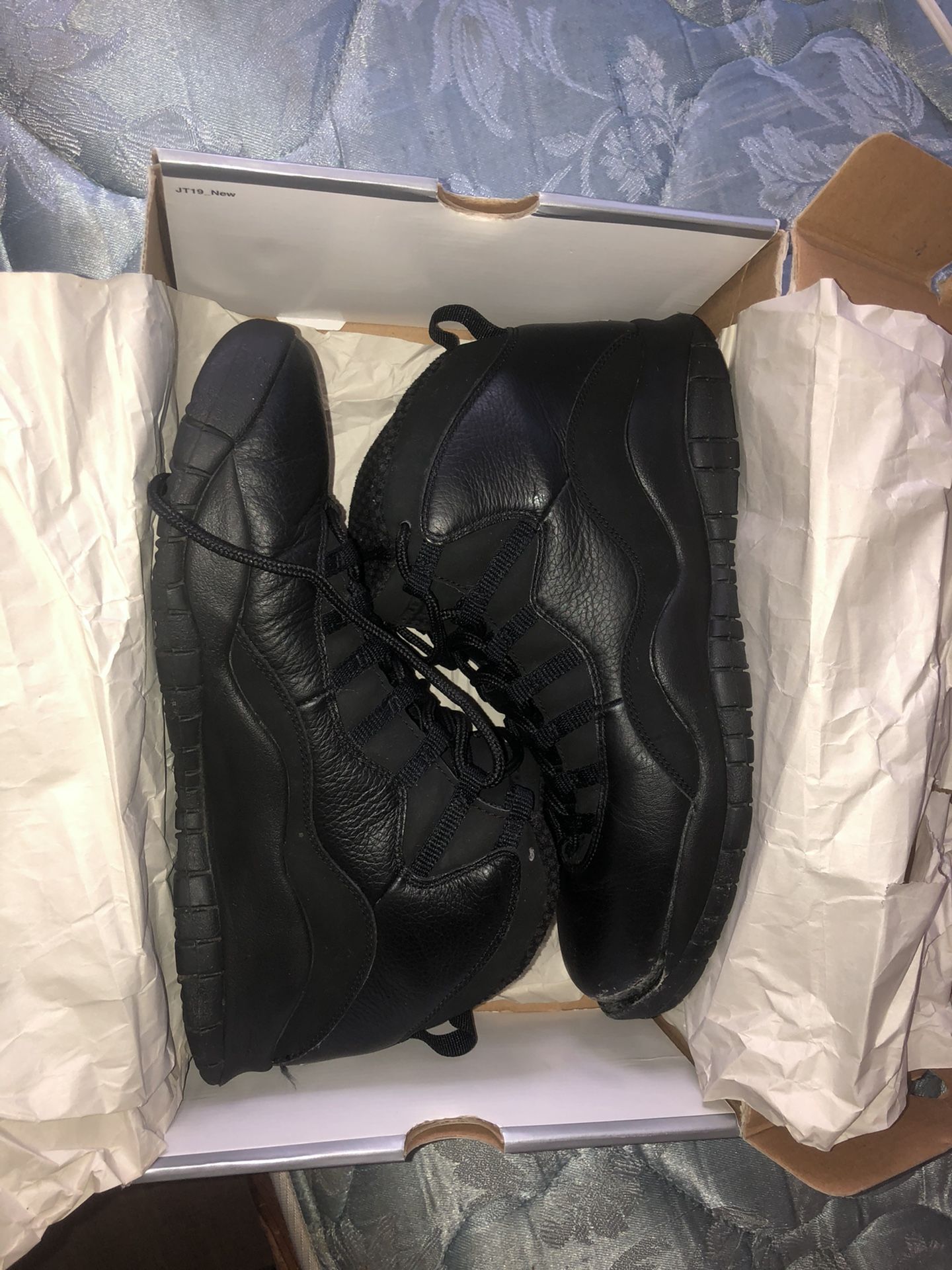 Jordan 10 retro “black out”