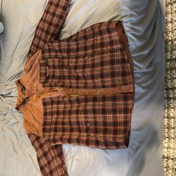 Men's Expedition Trading Plaid Jacket XL Redwood