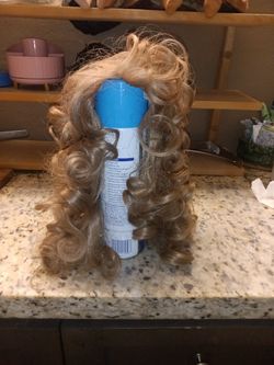 Blond Curly Wig