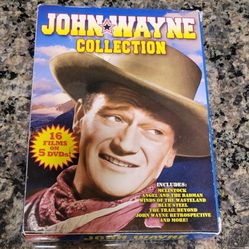 John Wayne Collection - 16 Movies (DVD, 2005, 5-Disc Set) Sealed