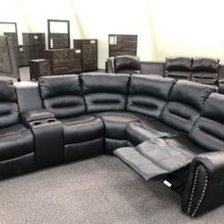 Sectional Recliner Sofa Set