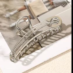 Silver Safety Pin Large  Hairpin Hair Clip Claw Giff