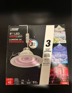 8in LED growing light