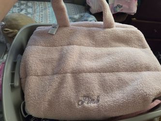 Pink Fluffy Backpack