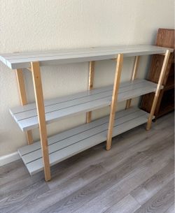 IKEA aluminum shelf