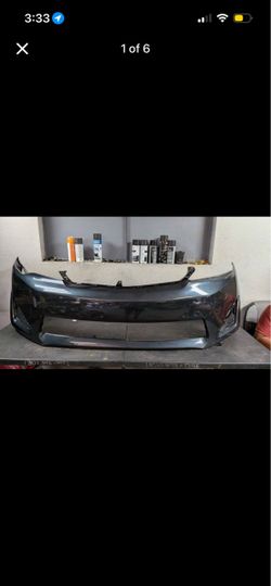 2012-2013-2014 TOYOTA CAMRY LE FRONT BUMPER OEM USED #10953