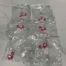 Flamingo silicone cup lids