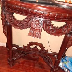 Antique Chinese Carved Rosewood table