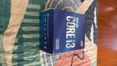 Core i3 10th gen intel cpu (comes with fan)