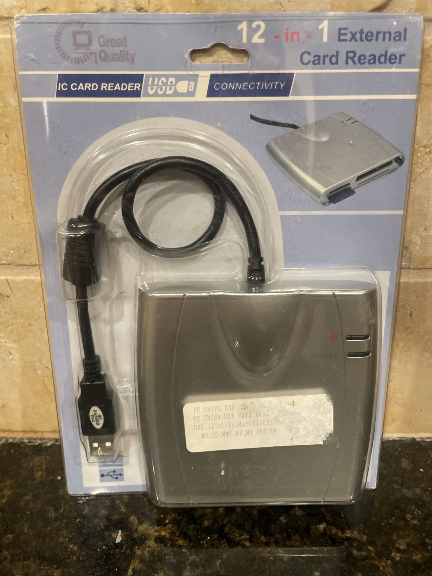 Great Quality: IC Card Reader, USB, Connectivity 12 In 1 External Card ...